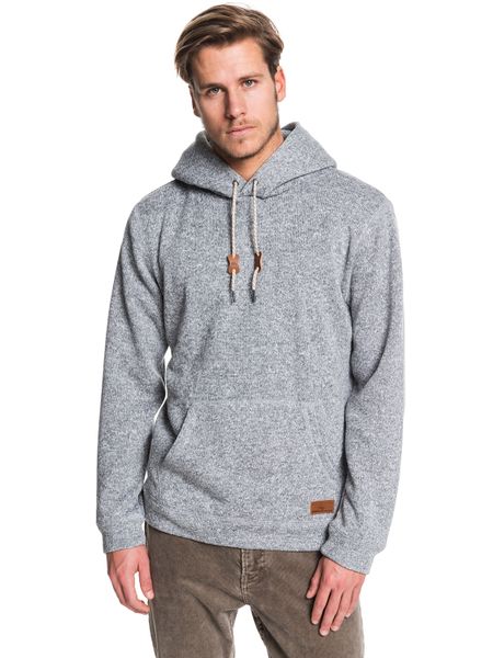 Quiksilver Keller Hood - Men's Pullover Hoodie - Grey