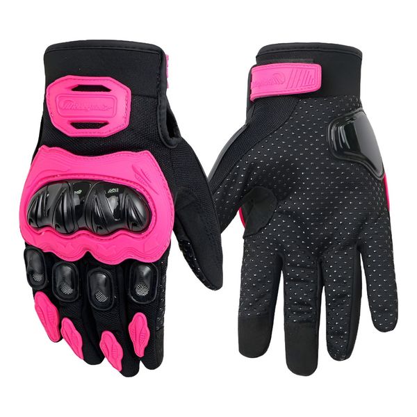 Women Riding Gloves Knuckle Protection Touchscreen Control