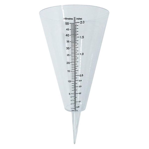 Garden Accurate Measurement Ground Spike Precipitation Rain Gauge (22cm)
