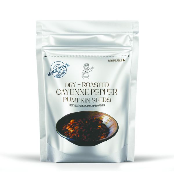 Dry Roasted Cayenne Pepper Pumpkin Seeds - 100g