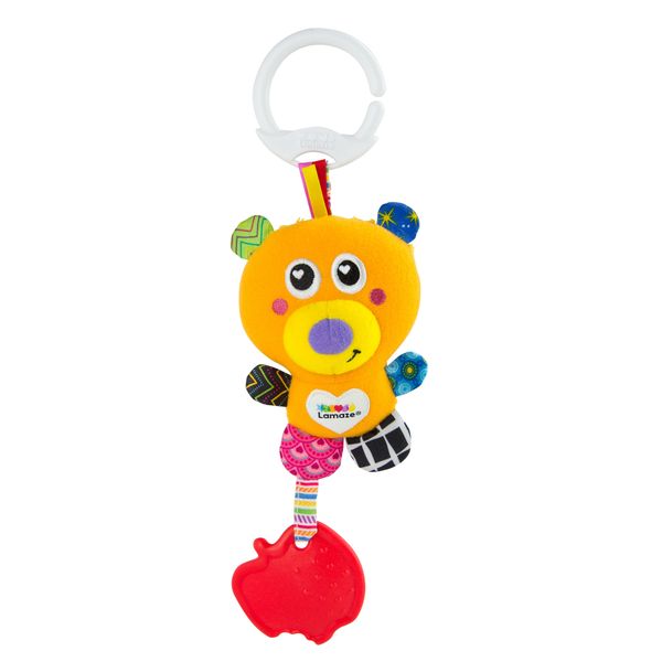 Lamaze - Baby Pram &amp; Cot Squeak Toy - Mini Bear