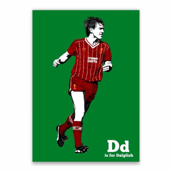 Kenny Dalglish Green Poster - A1