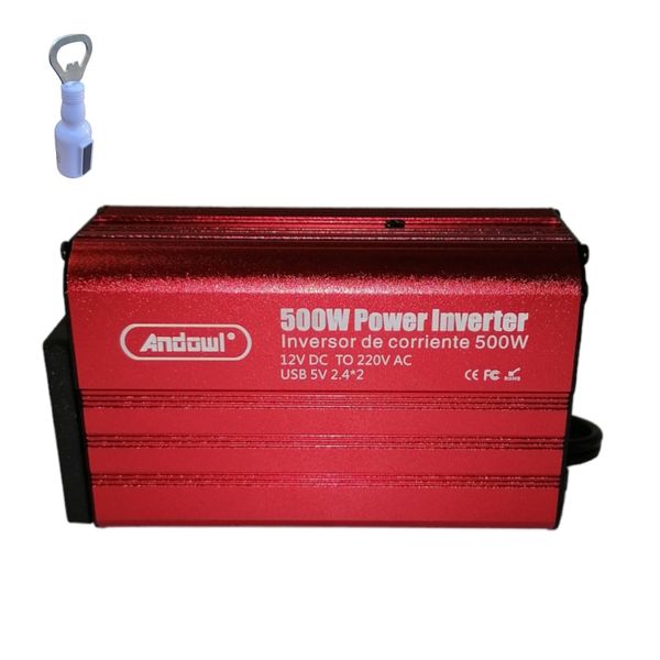 Andowl - 500W Power Car Inverter With Bottle Opener