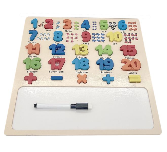 Math Mastery: Interactive Puzzle with Whiteboard for Kids
