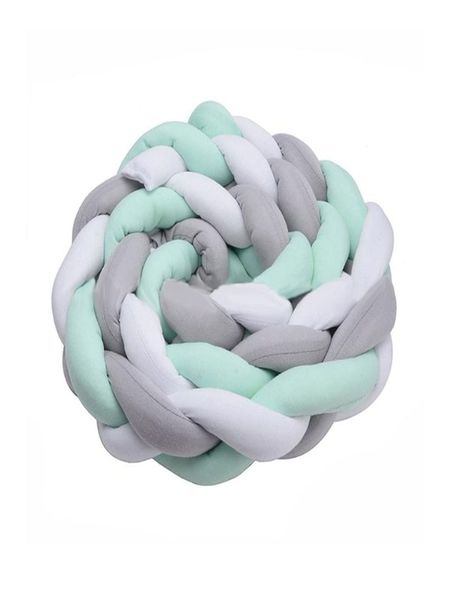 Braided Baby Cot Crib Bumper -Assorted Colours