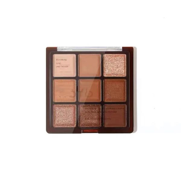Nine-color Chocolate Pearlescent Matte Eyeshadow Palette