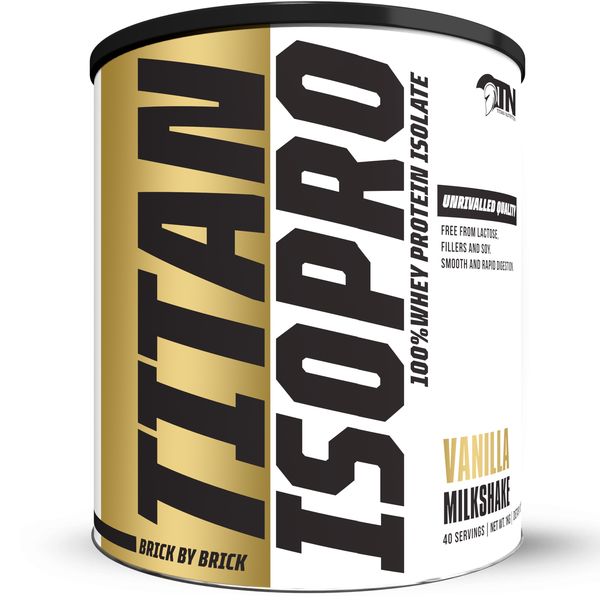 IsoPro 100% Whey Protein Isolate Vanilla Milkshake - 40 Servings Net Wt.1kg