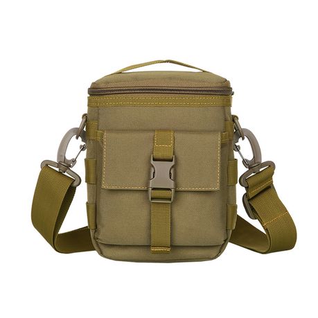 Shoulder Bag For Men, Messenger Bag Small Multi Pocket Crossbody Bag For  Traveling Fishing Camping Hiking Use