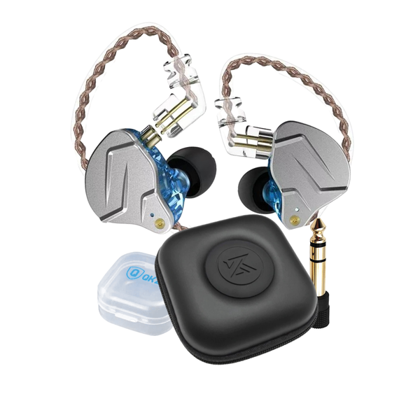 KZ ZSN Pro In-Ear Monitor &amp; Accessories Starter Pack - Blue