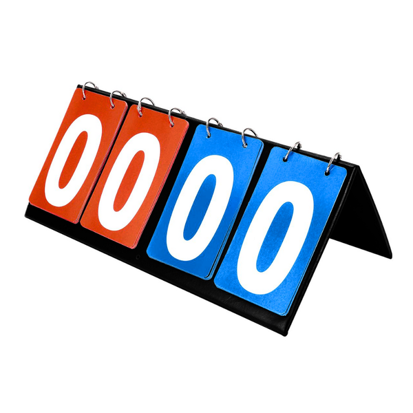 Arfast - 36x16.5cm Manual Flip 4 Digit Sport Scoreboard