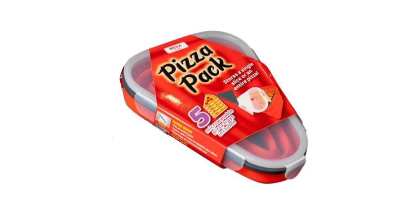 Pizza Pack Reusable Pizza Storage Container - Red - Pack of 2
