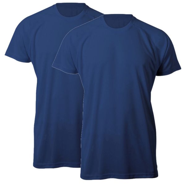 Moisture Wicking T-Shirt - Blue (2 Pack image