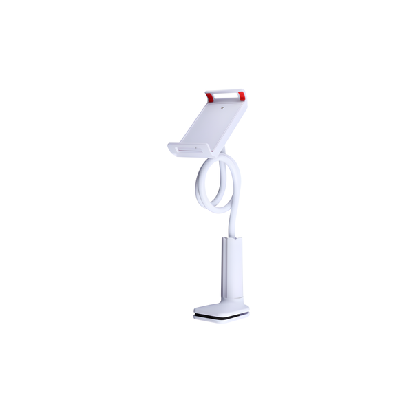 360 Gooseneck Clip-On Phone Holder - Adjustable Long Arm Mount Clamp