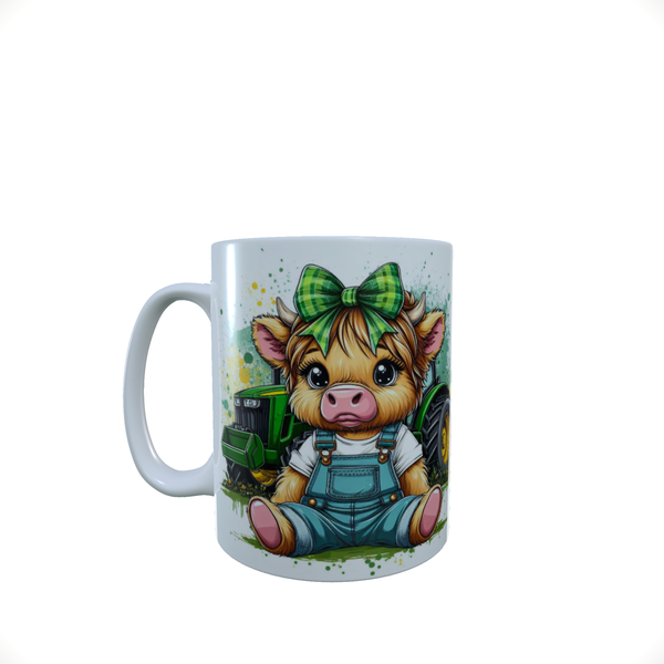 Boeremeisie green Tractor - Coffee Mug