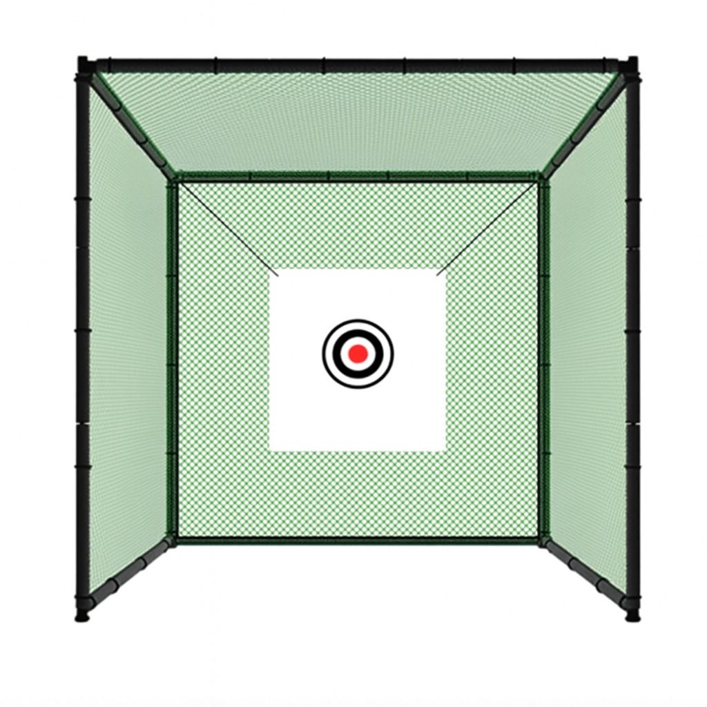 Golf Cage Net with Frame - 3m x 3m x 3m