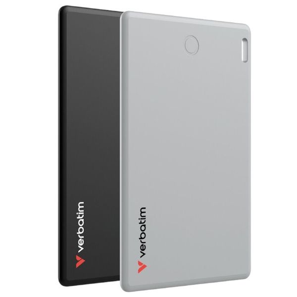 Verbatim My Finder Card Bluetooth Item Finder 2 Pack Black : Silver