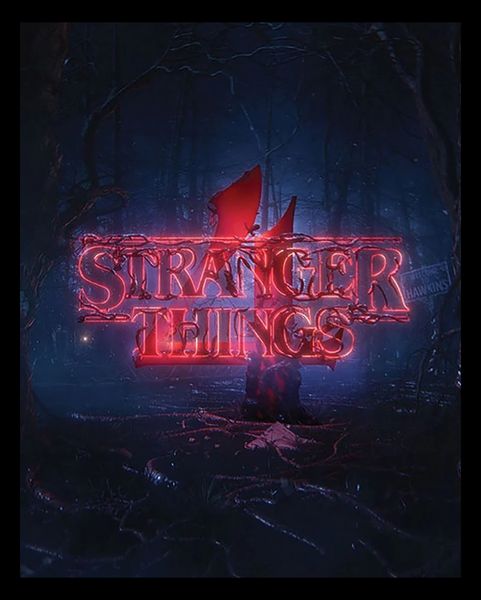 Stranger Things 4 (Season 4 Teaser) Framed Mini Poster (40 x 50cm)