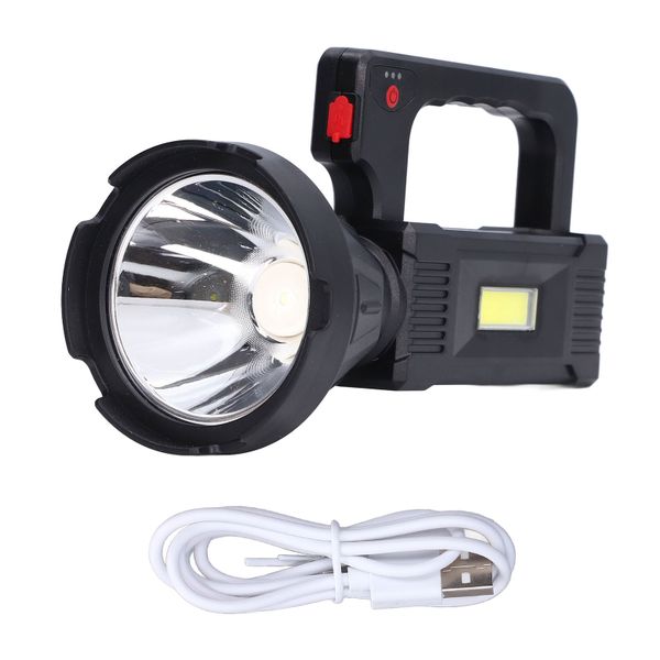 USB - Charging Spotlight (Dual Source, Battery Display, Multi - Speed)