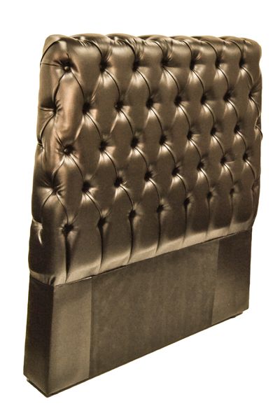 Brown Leather Headboard King Size image