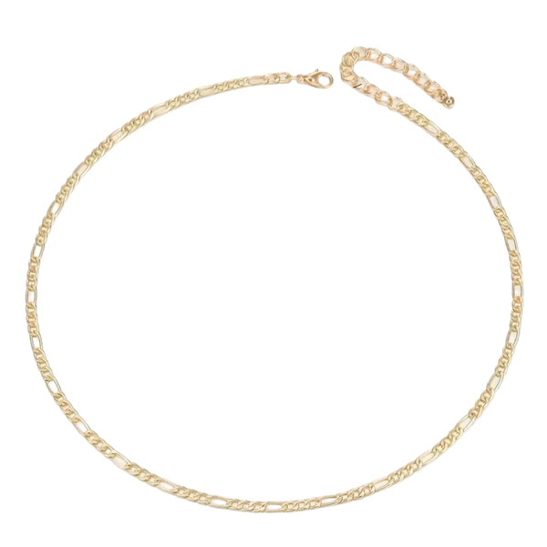 Urban iKon 18K Gold-Plated Stainless Steel Figaro Chain Necklace