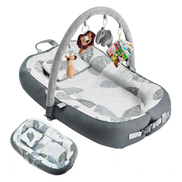 Portable Baby Nest Co-Sleeping Baby Bassinet Baby Lounger With Toys