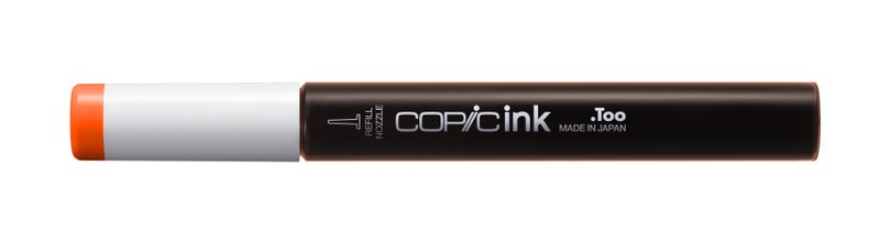 Copic Ink YR07 - Cadmium Orange - Alcohol Ink 12ml