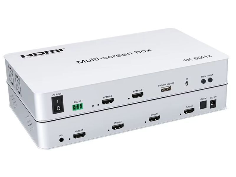 ZATECH 4K 60Hz Multi-Screen Box - Video Wall Box with PI