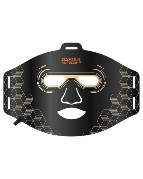 4-in-1 LED Light Therapy Face Mask for Collagen, Acne &amp; Redness-Soul Beauty