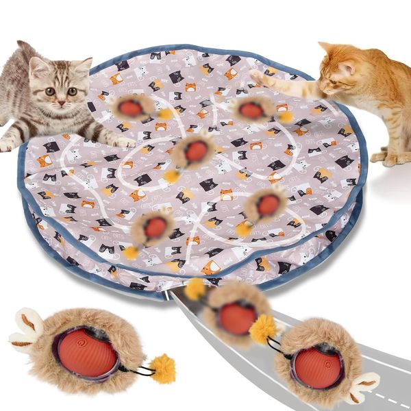Interactive indoor cat toys, simulated hunting, Intelligent cat toy Ball