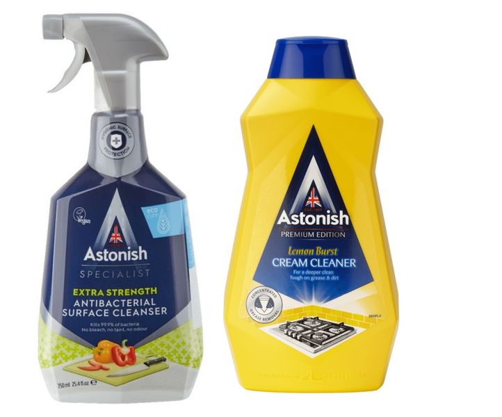 Astonish Anti-Bacteria Cleaner &amp; Cream Cleaner - 2 Pack