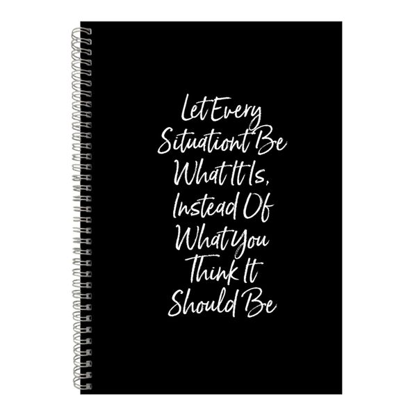 It is A4 Notebook Spiral Lined Motivational Sayings Graphic Notepad Gift159