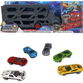 Transport Vehicle Toy with Catapult & 6 Cars For Kids | Buy Online in ...