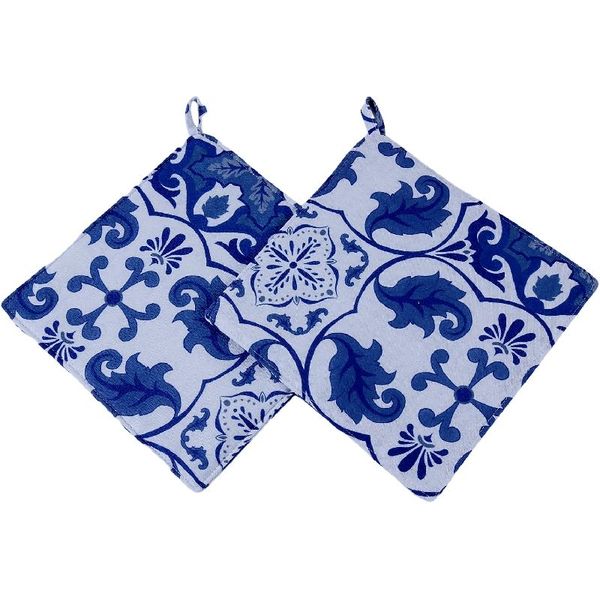 DSA - Robyn Valerie Cape Blue Pot Holders - Pack of 2