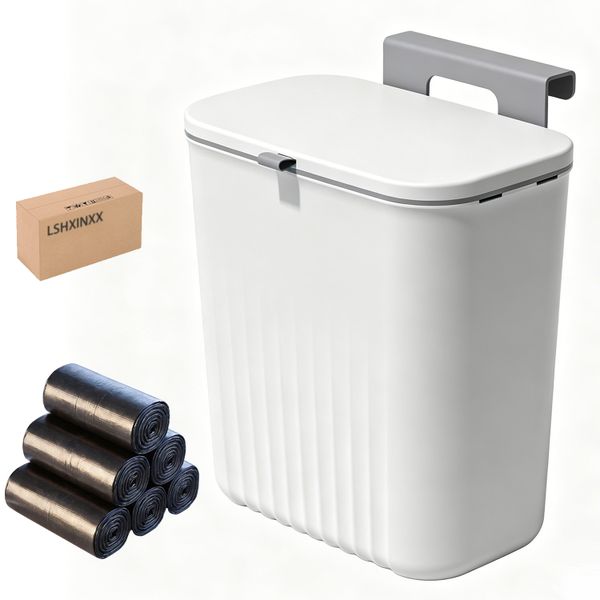 Under Counter Waste Bin with 100 Garbage Bags| Space Saving Small Trash Can