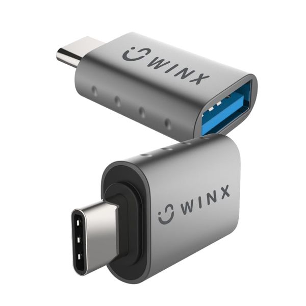 Winx Link Simple - Type-C to USB - Adapter - Dual Pack - 2 Pack