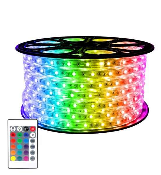 Led Light Strips 5050 RGB with Remote Control Waterproof 100M(50X2)