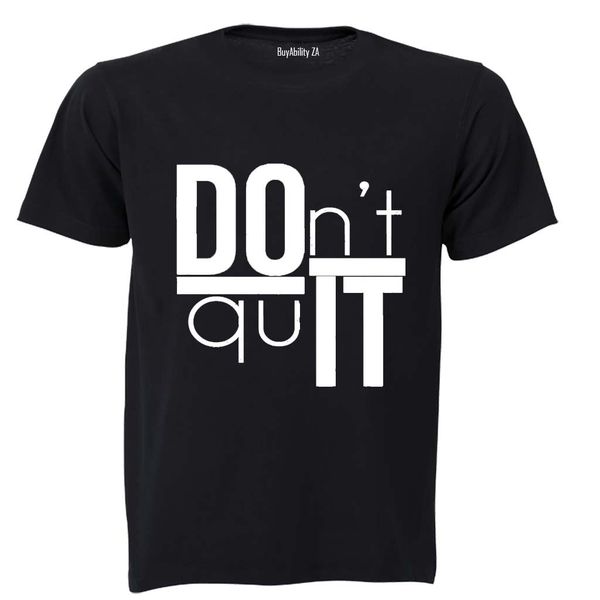 Do It - Mens T-Shirt - Black image
