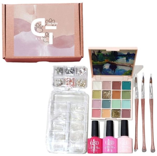 Cleo 16 Pieces QBD Gel Nail Cream Set