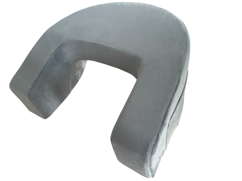 Grey Lap Desk Armrest Pillow for Gaming Reading Working