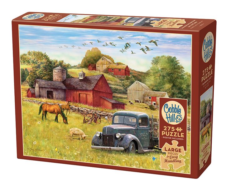 Cobble Hill Summer Afternoon on the Farm 275 Piece Puzzle