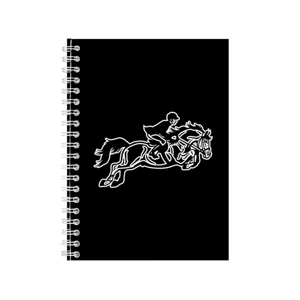 Horse Jumper Notebook Gift Idea Writing Book Notepad Pad 34