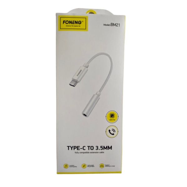 Foneng USB-C to Aux (3.5mm) Adapter