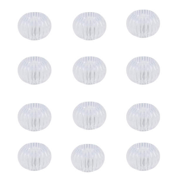 AICOM 12pack Festival Flameless LED Tea Light Candles Warm White Set