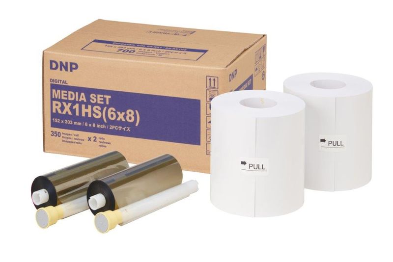 DNP RX1HS Photo Media 15X20cm 2 Rolls Per Box