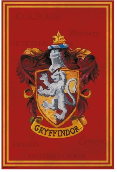 Harry Potter - Gryffindor Crest Poster