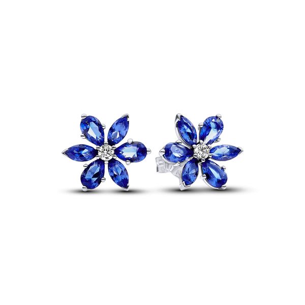 Pandora Sparkling Herbarium Cluster Stud Earrings.