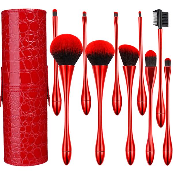 10 Pieces Profession Makeup Brushes Set