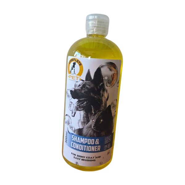 Complete Pet Shampoo &amp; Conditioner for Dogs and Cats 500ml