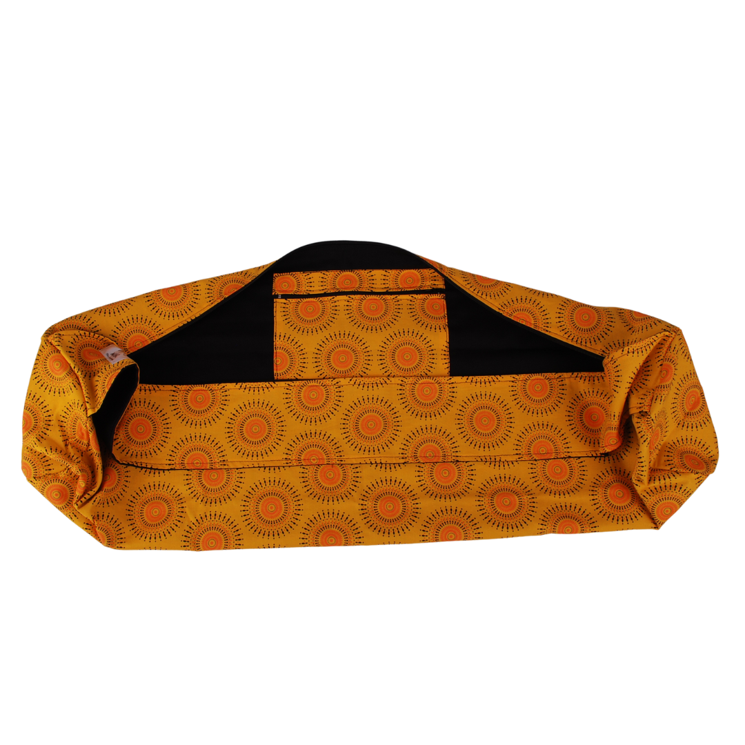 Starburst Shweshwe Yoga Mat Bag. Easy Storage. Superior Quality & Style