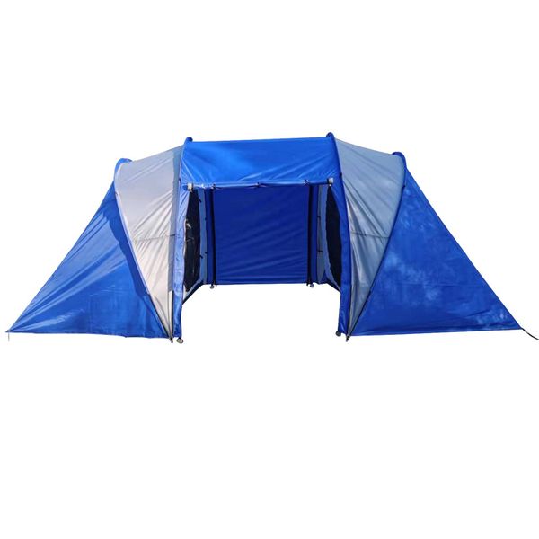 Outdoor 2 Room Family Camping Tunnel Tent